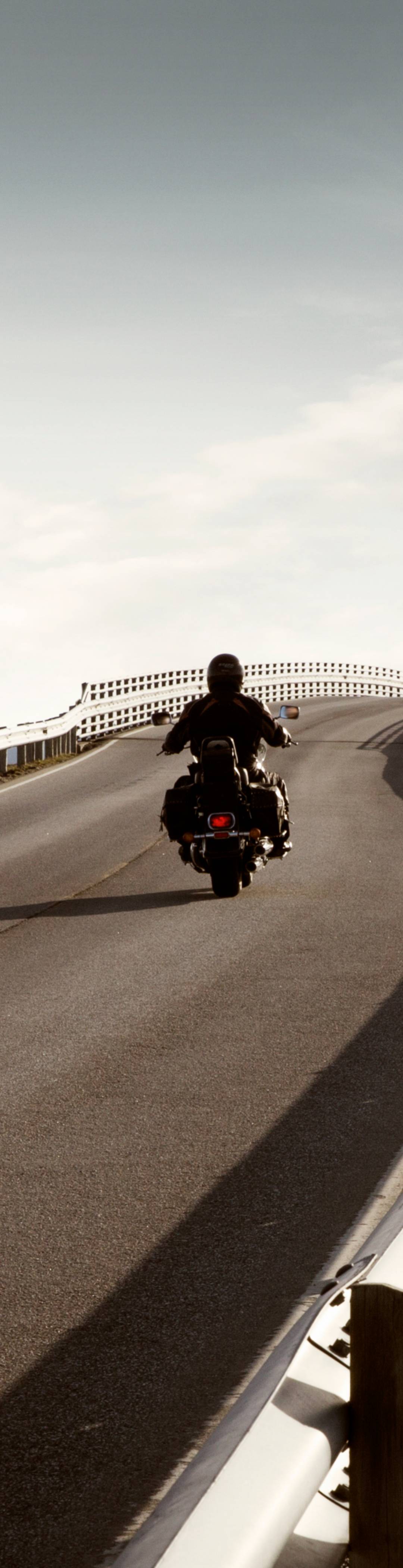 Motorsykkel på vei