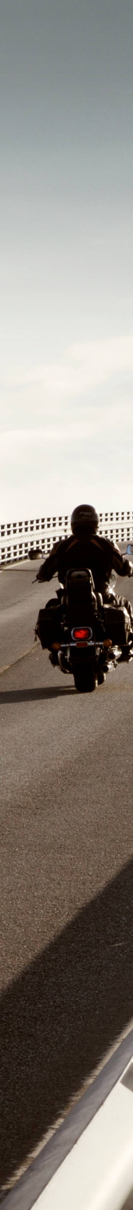 Motorbike on the road