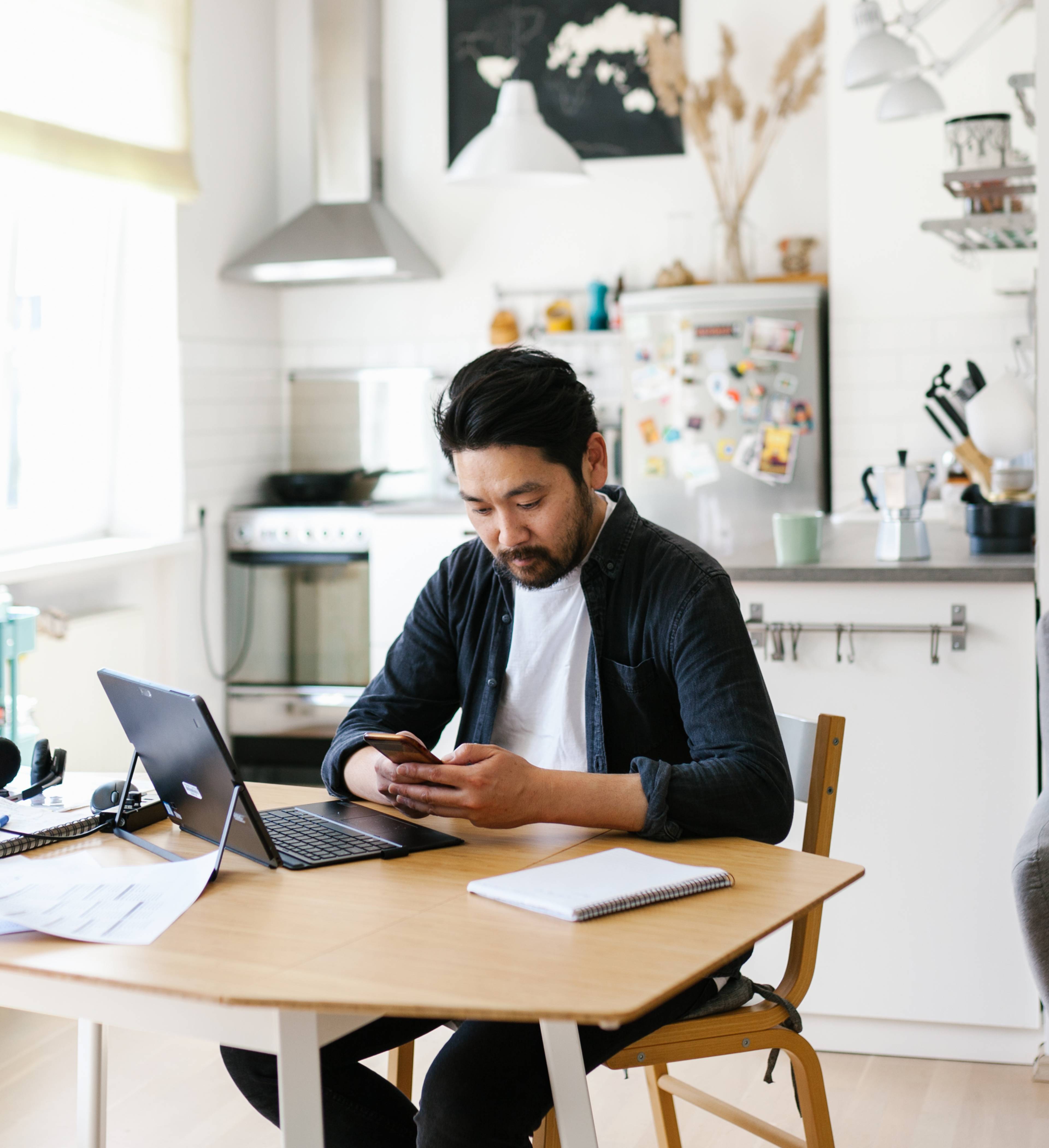 Man with laptop