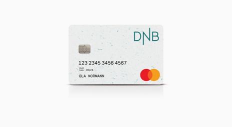 Recycled bank card Mastercard