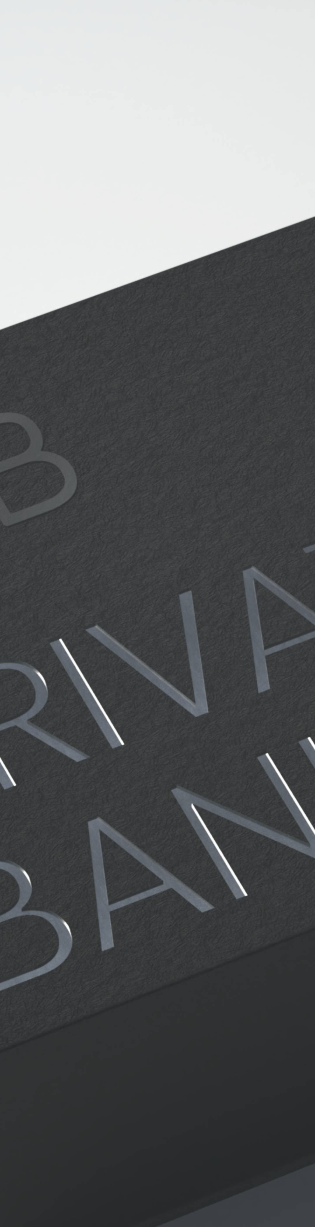 Illustration of box that says Private Banking