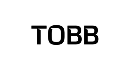 Tobb logo svart