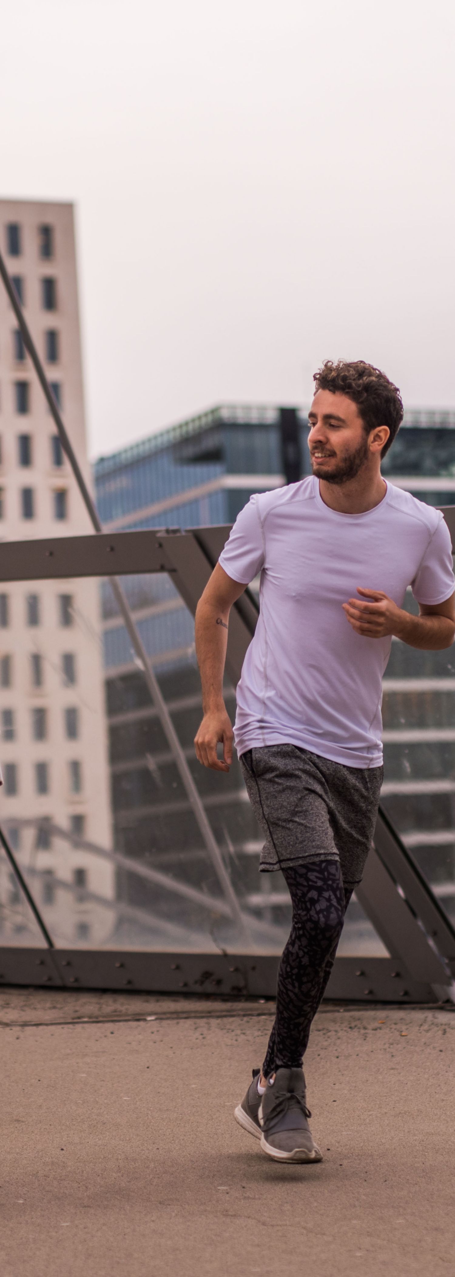 Couple running together