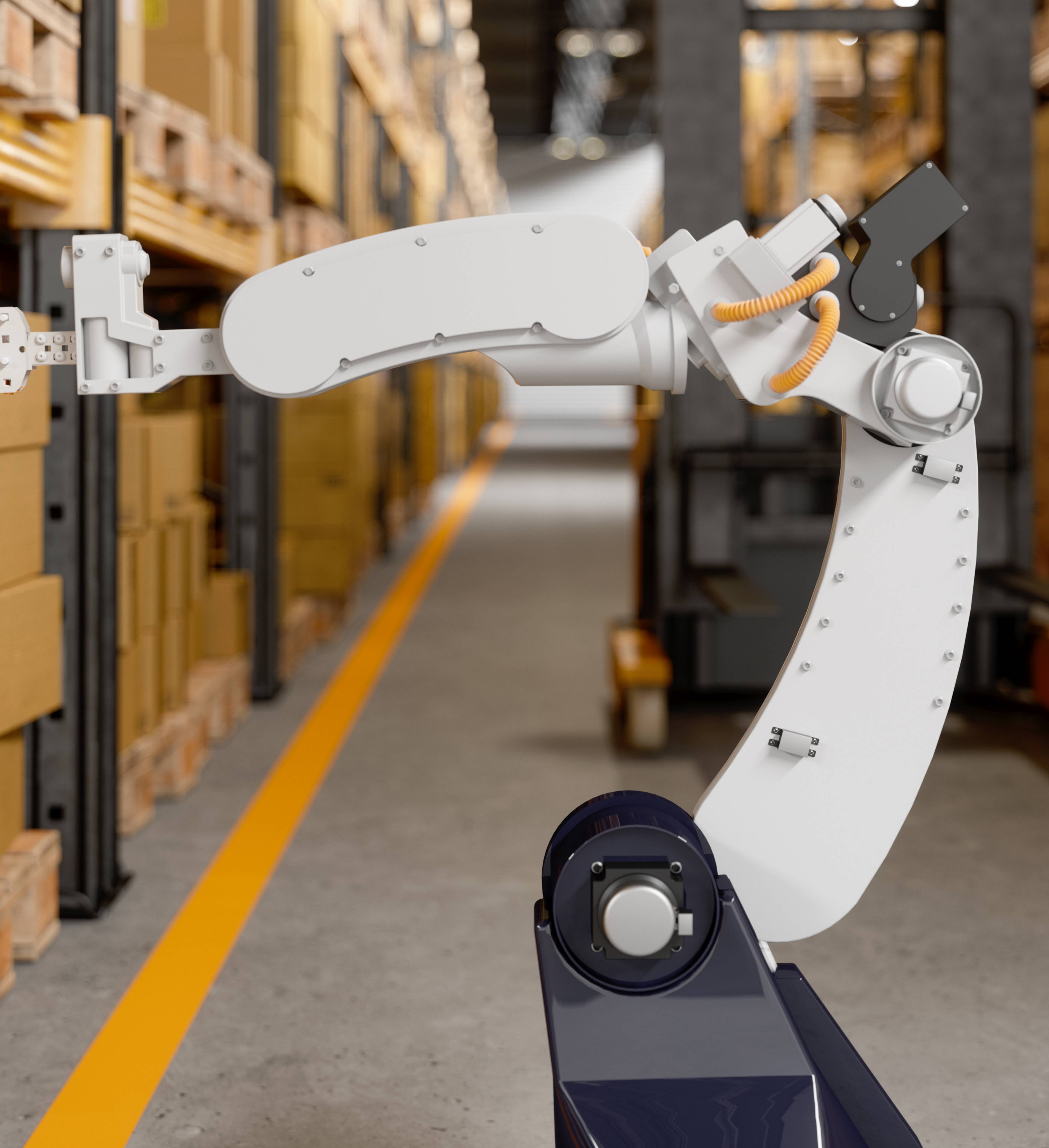 Robot på varelager
