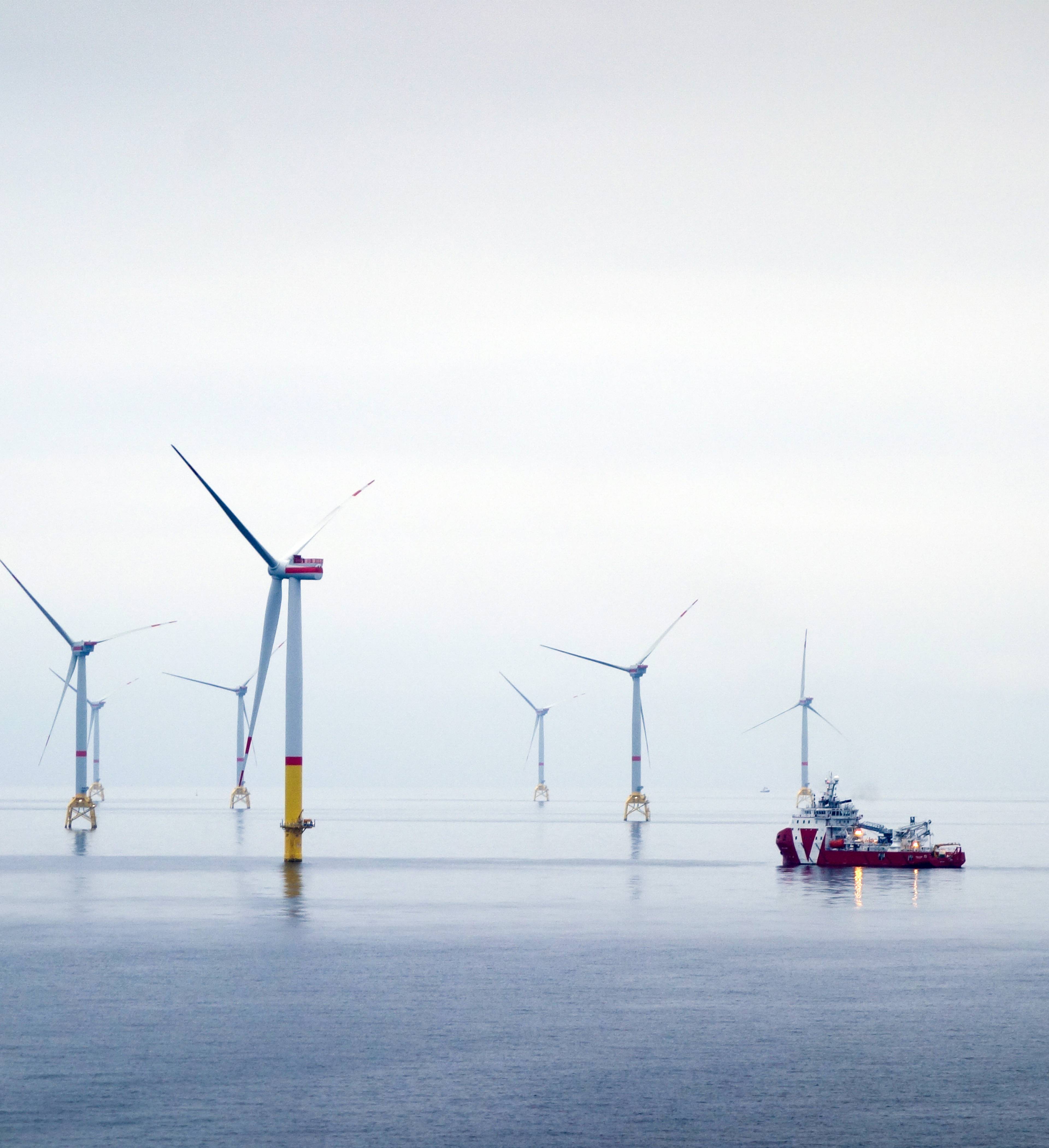 Vindturbiner på havet