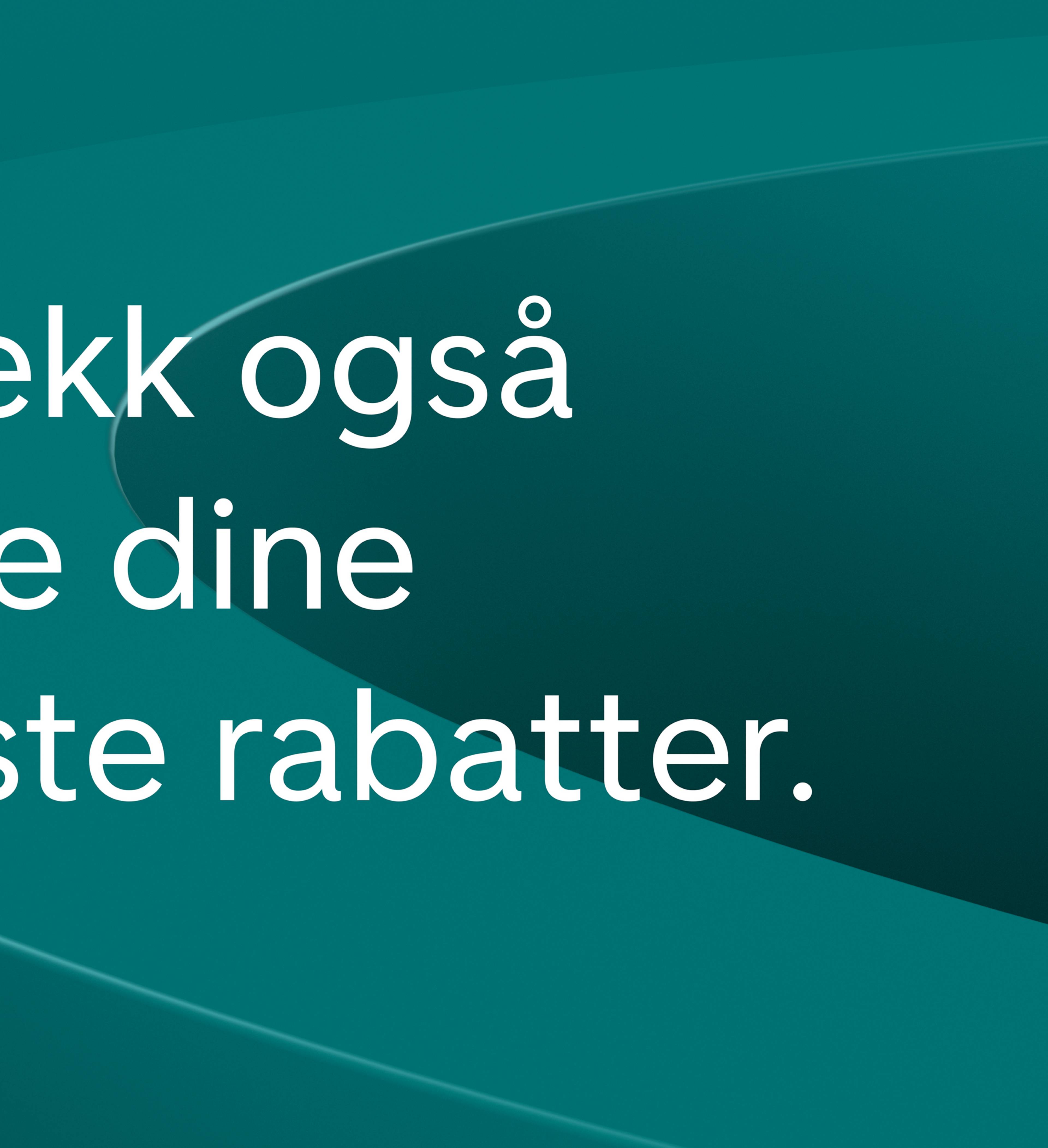 Sjekk også dine faste rabatter