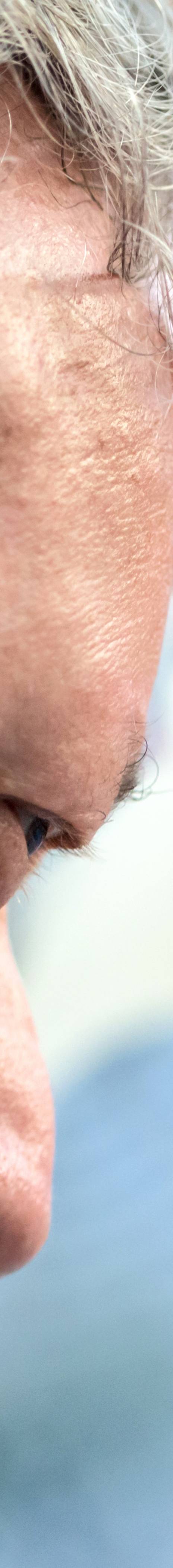 Worried older man