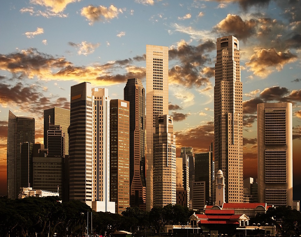 A View of Singapore City
