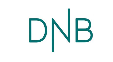 DNB logo hvit ramme