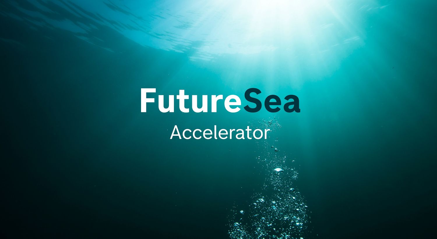 Stigende bobler i hav. FutureSea logo
