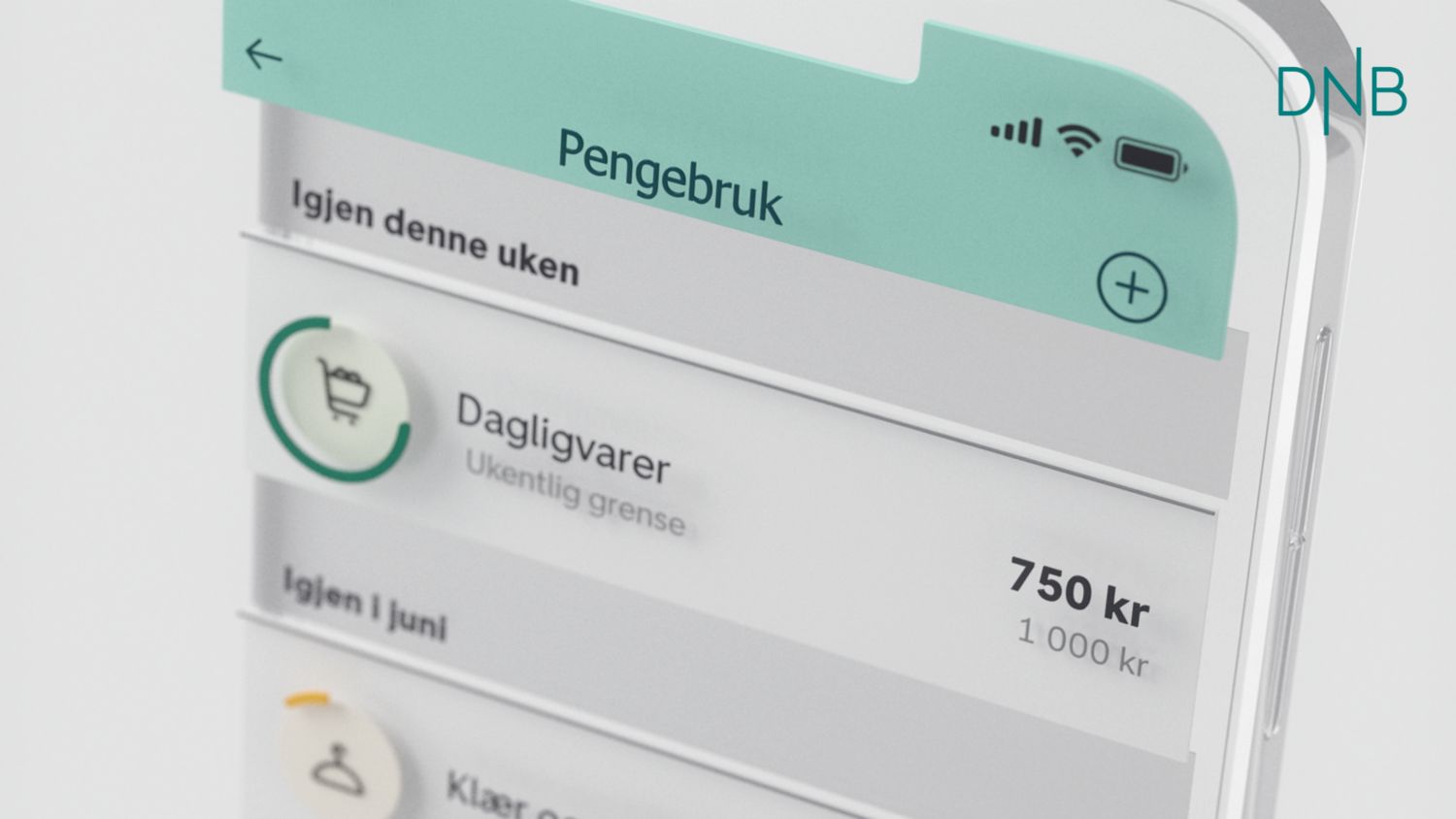 DNB Mobilbank Budsjett