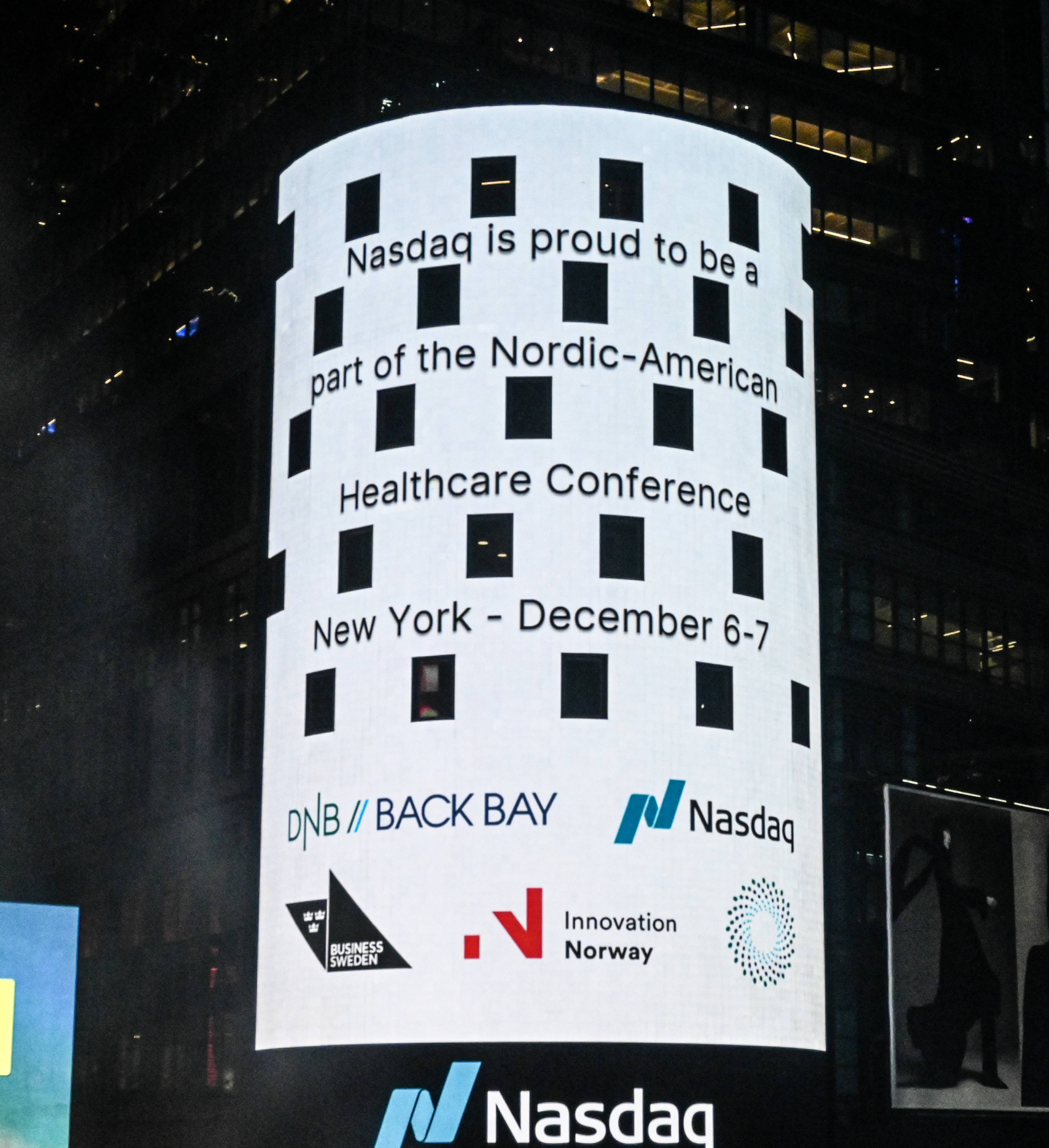 Nasdaq Tower Nordic-American Healthcare Conf