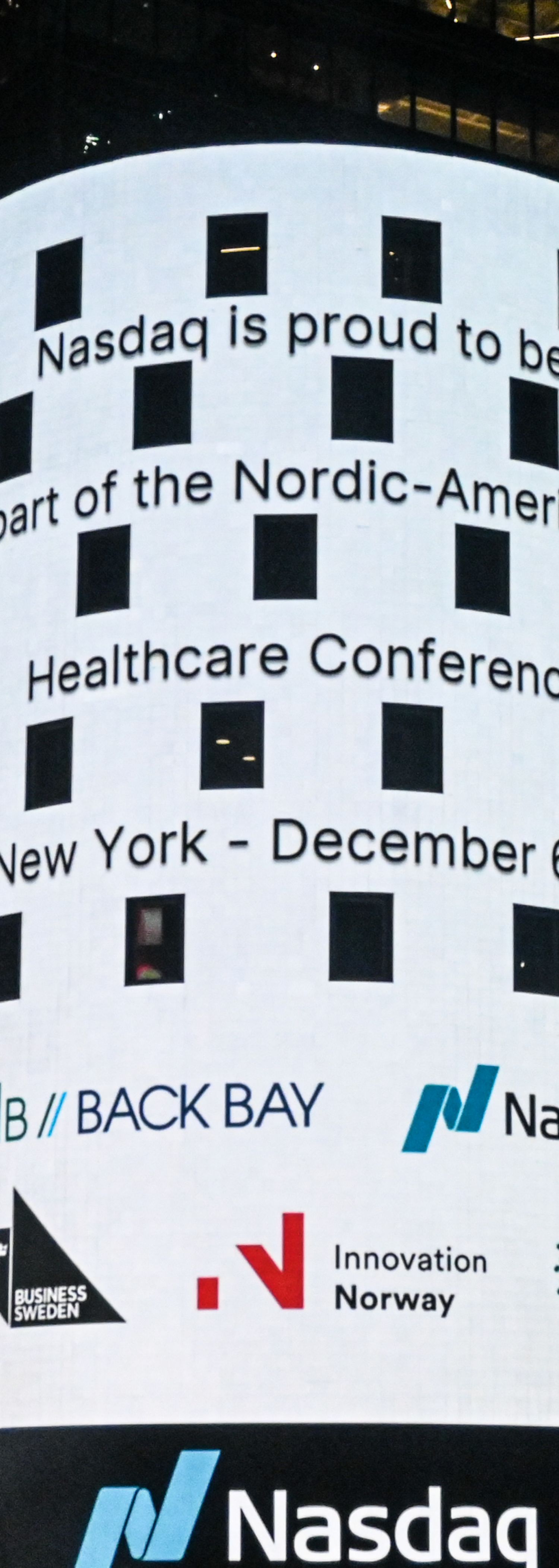 Nasdaq Tower Nordic-American Healthcare Conf