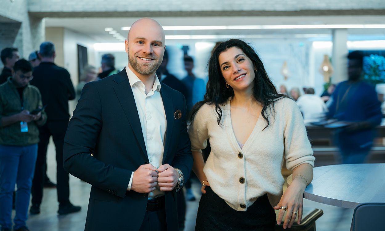 Trym Smedsrud og Behnaz Ganji