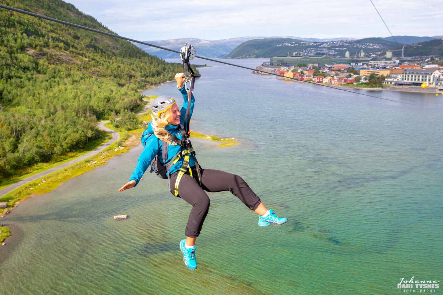 Zipline med Ellen 9. Johanne Dahl Tysnes