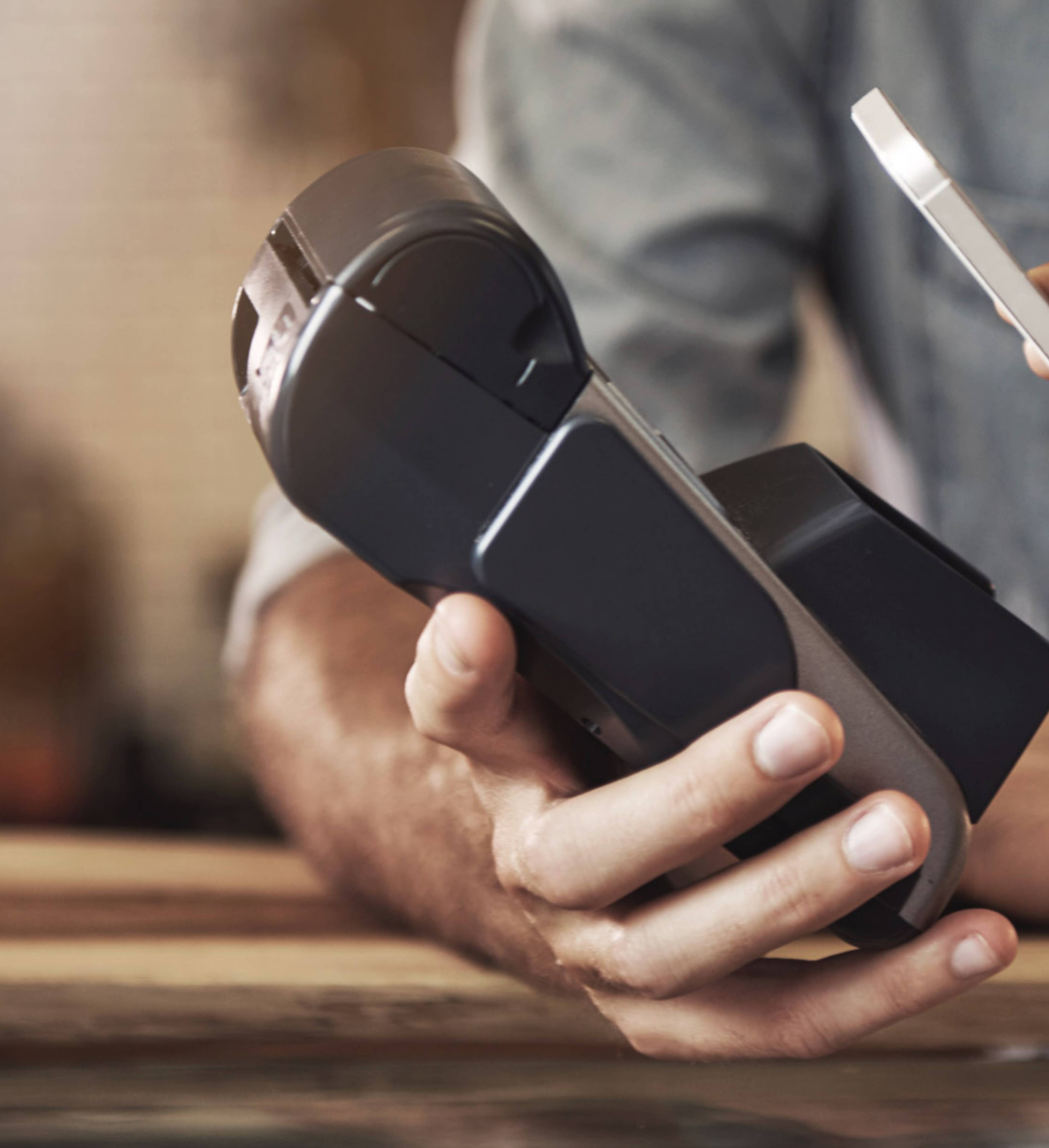 Mobilbetaling på terminal
