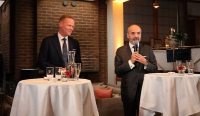 Axel Berning på Kungliga Norska Ambassaden