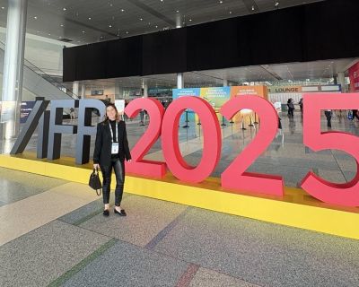 Johanna Lybert och DNB på Event i Boston