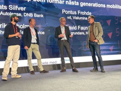 Mats Silfver talar i panel på Stora Mobilitetsdagen